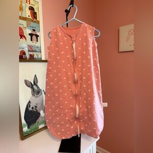 Yoofoss Sleep Sack Pink Hearts Size Medium